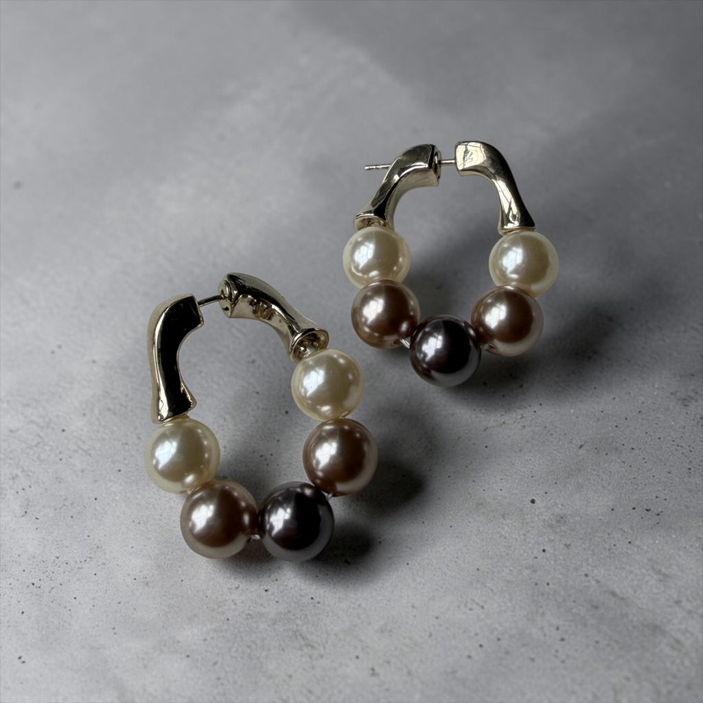 Pearl mix earring