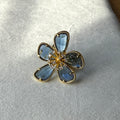 Blue Flower Ring