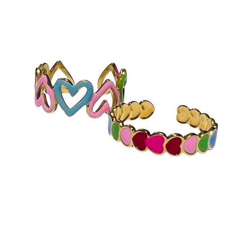 Heart colors Ring