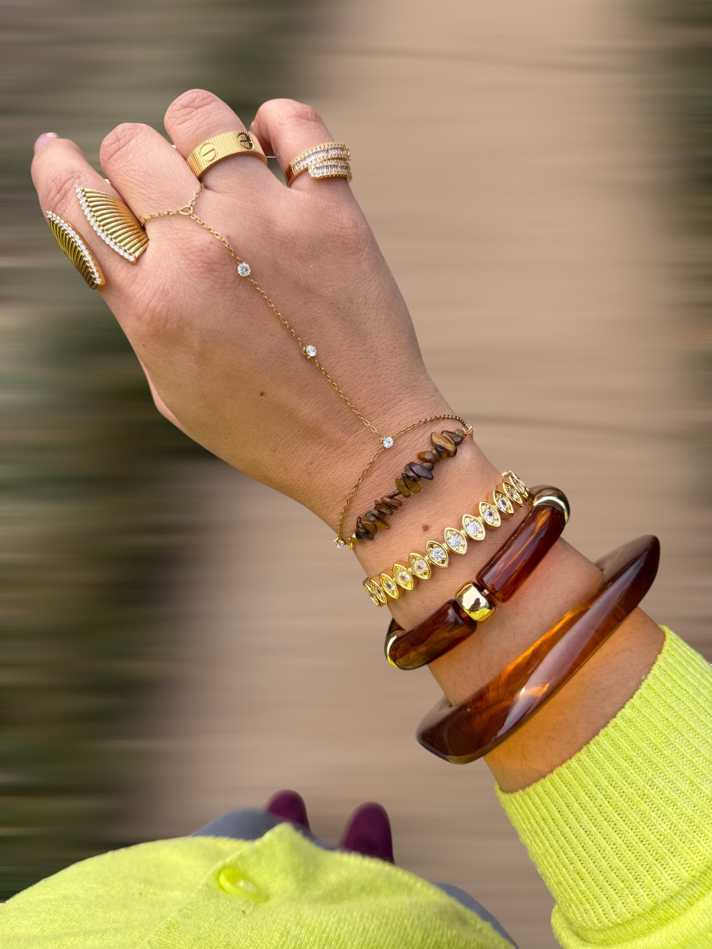 Ojo de tigre bracelet
