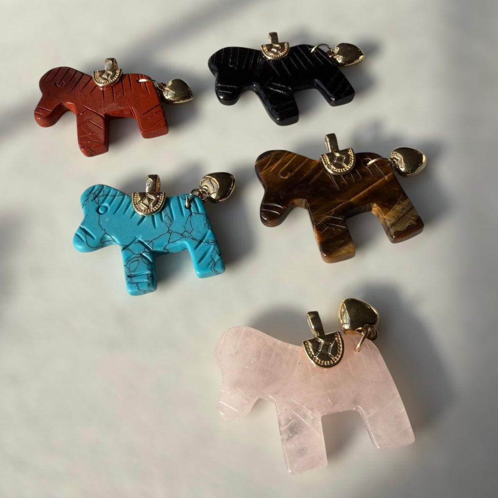 Horse stone charm