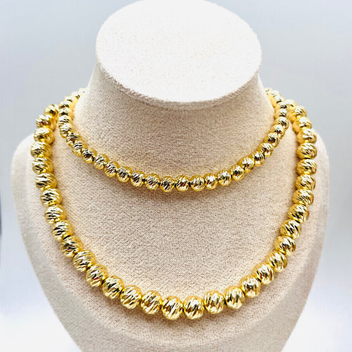 New Balín con textura Necklace