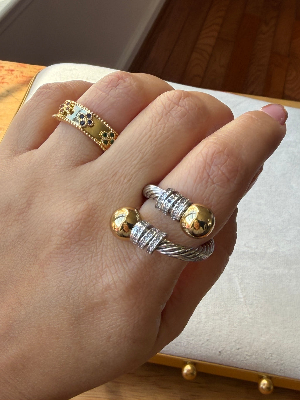 Bicolor Balin ring