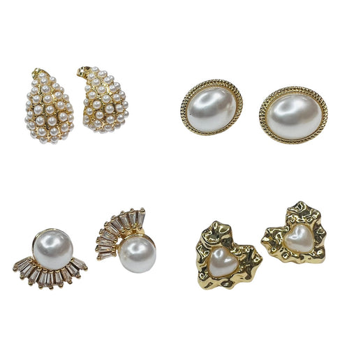 Perlas mix earring