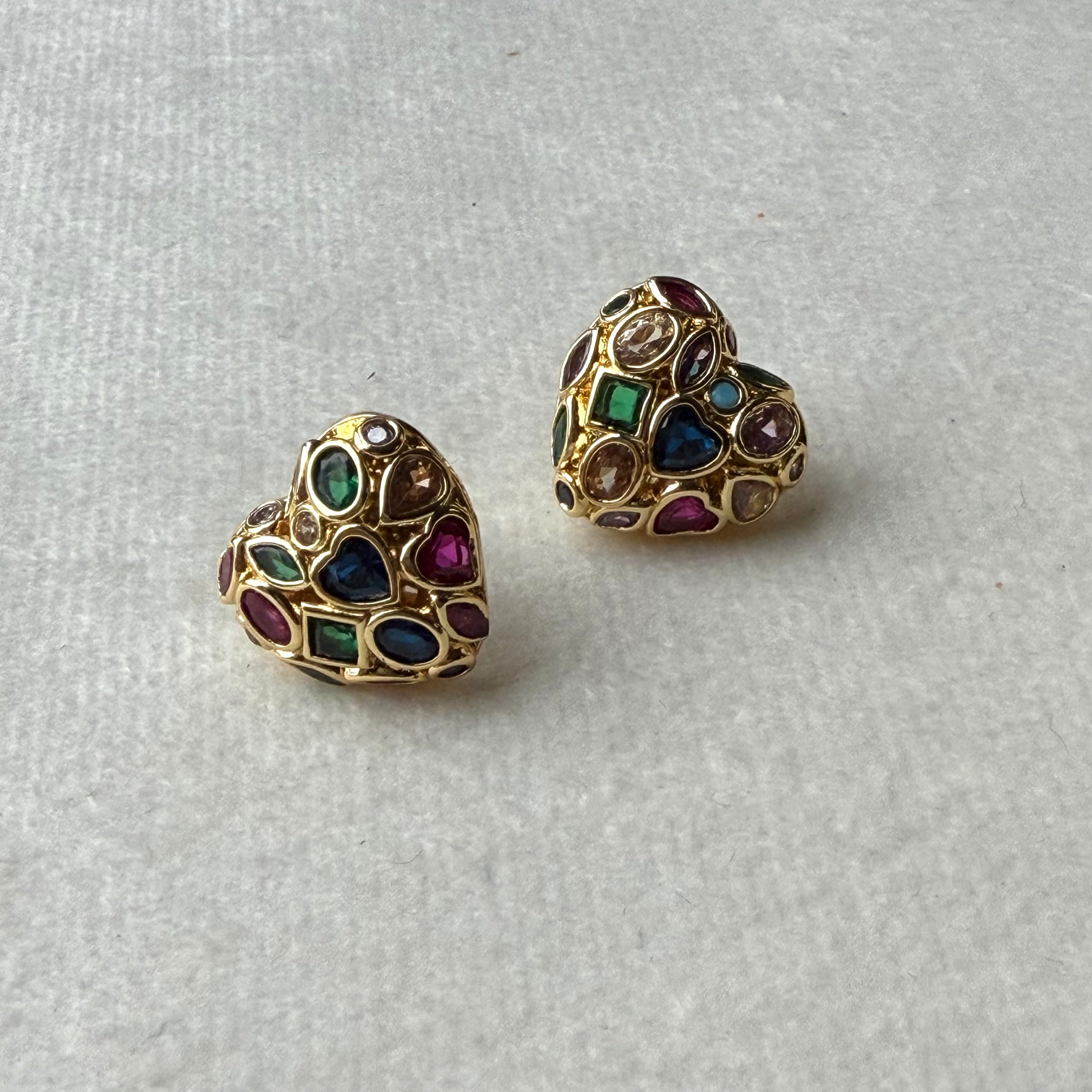 Multi colors earring