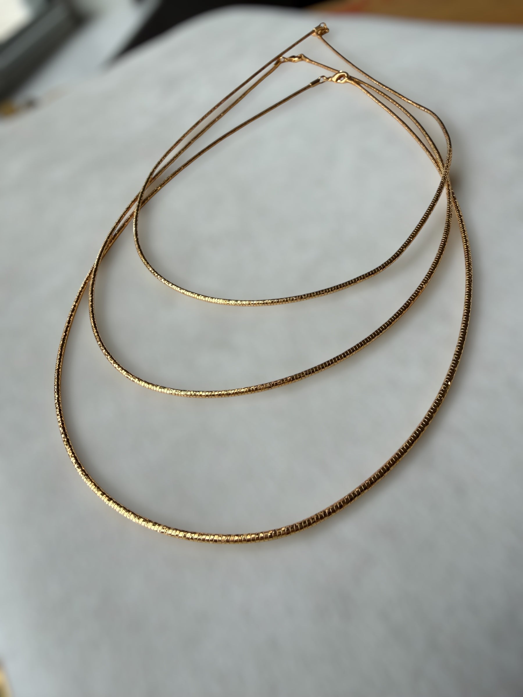 Gold sencilla Necklace