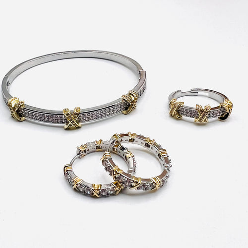 Bicolor X Bracelet
