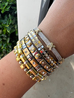 Bicolor X Bracelet