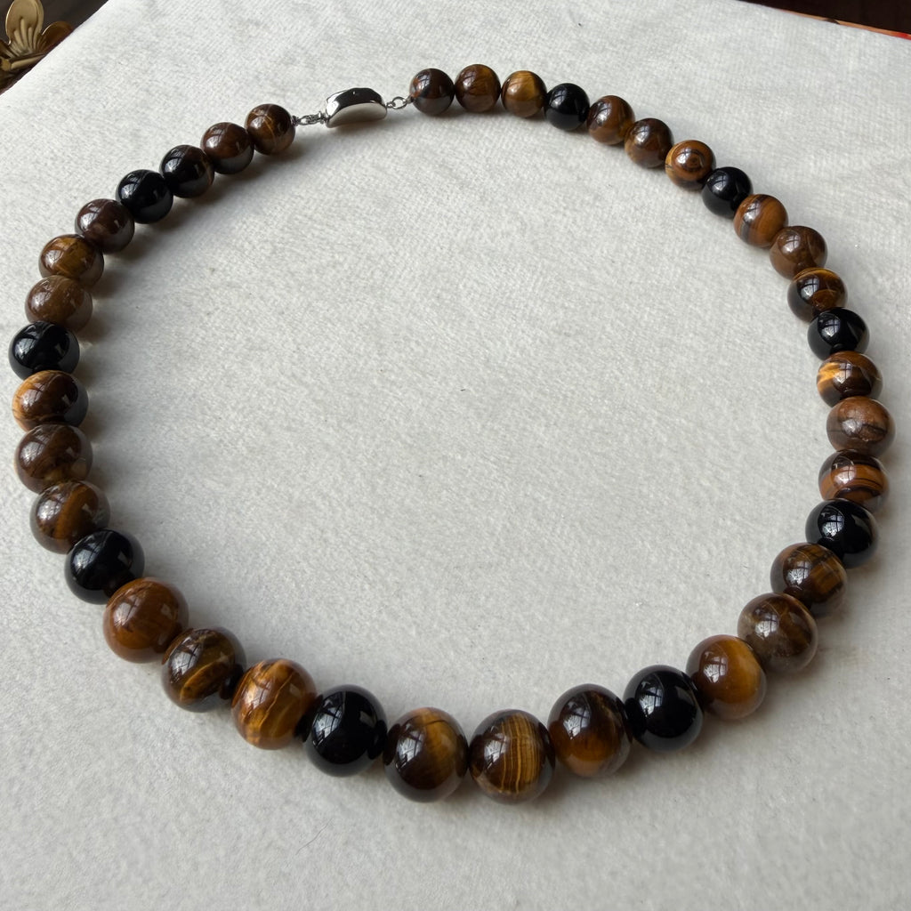 Maxi ojo de tigre necklace