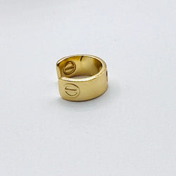 C gold Earcuff