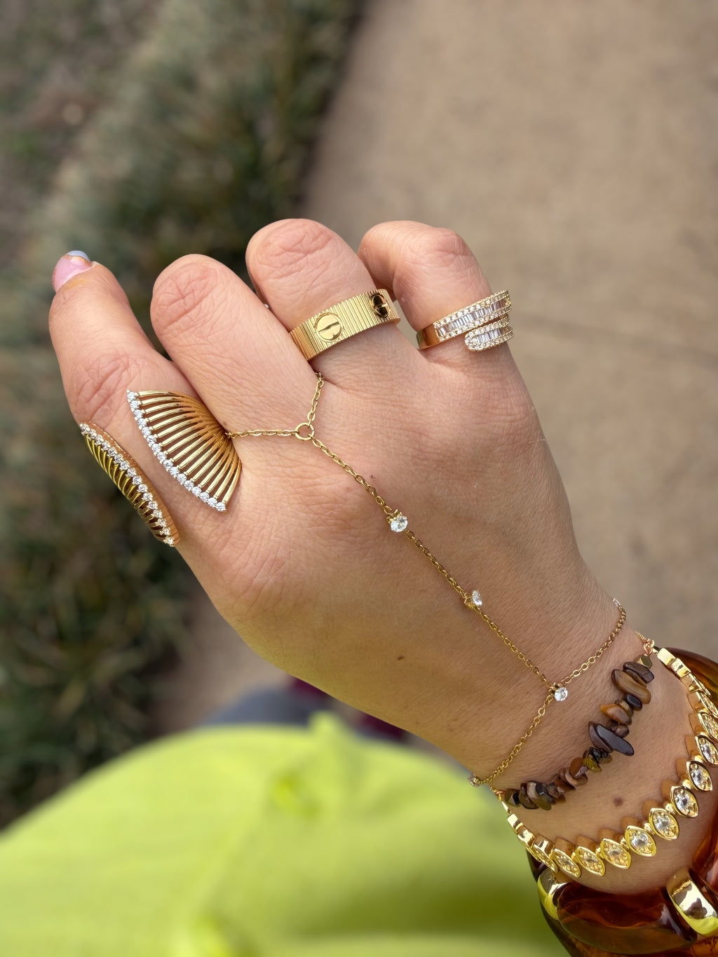 Bracelet, ring