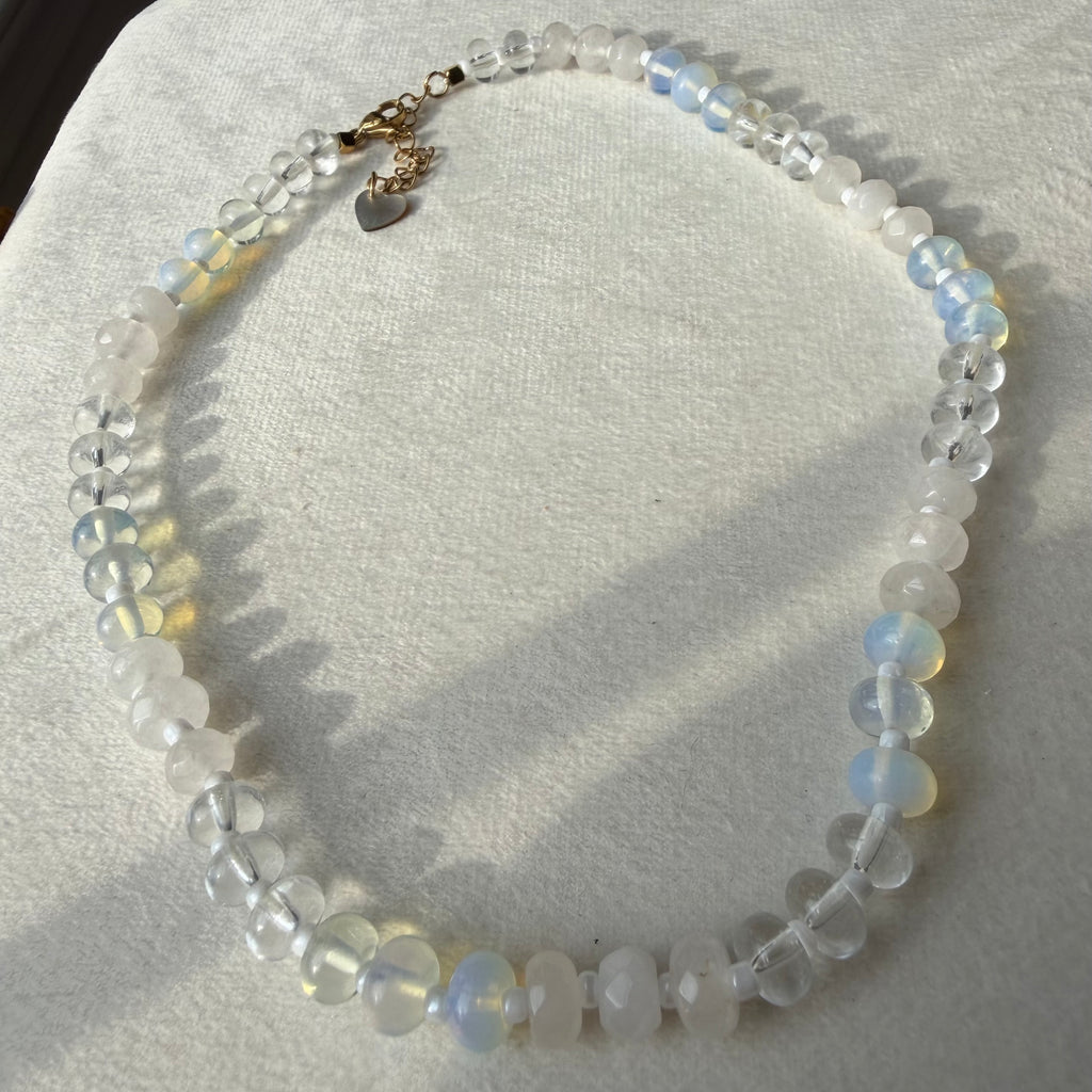 Ópalo stone candy necklace