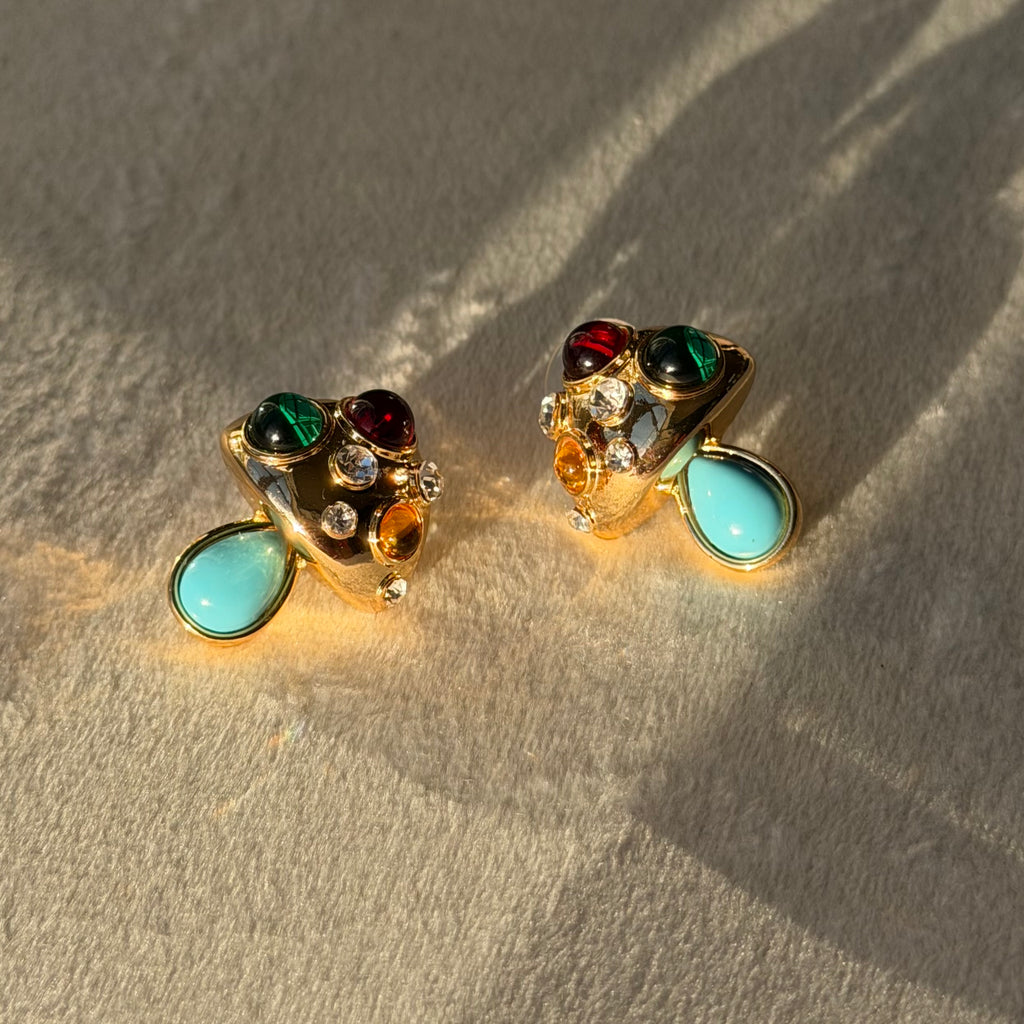 Hongo de cristales earring