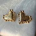Big heart earring