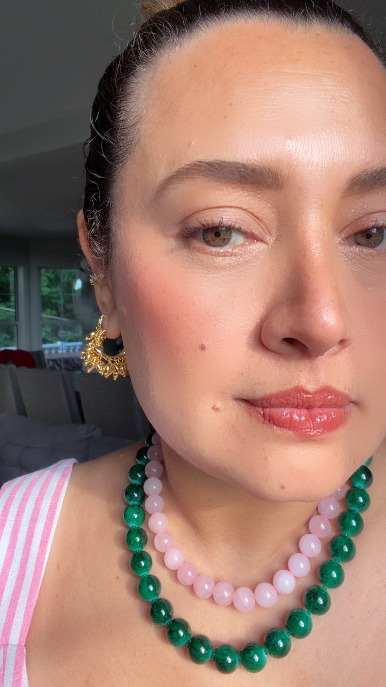 Multi heart earring