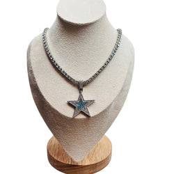 Silver star Necklace