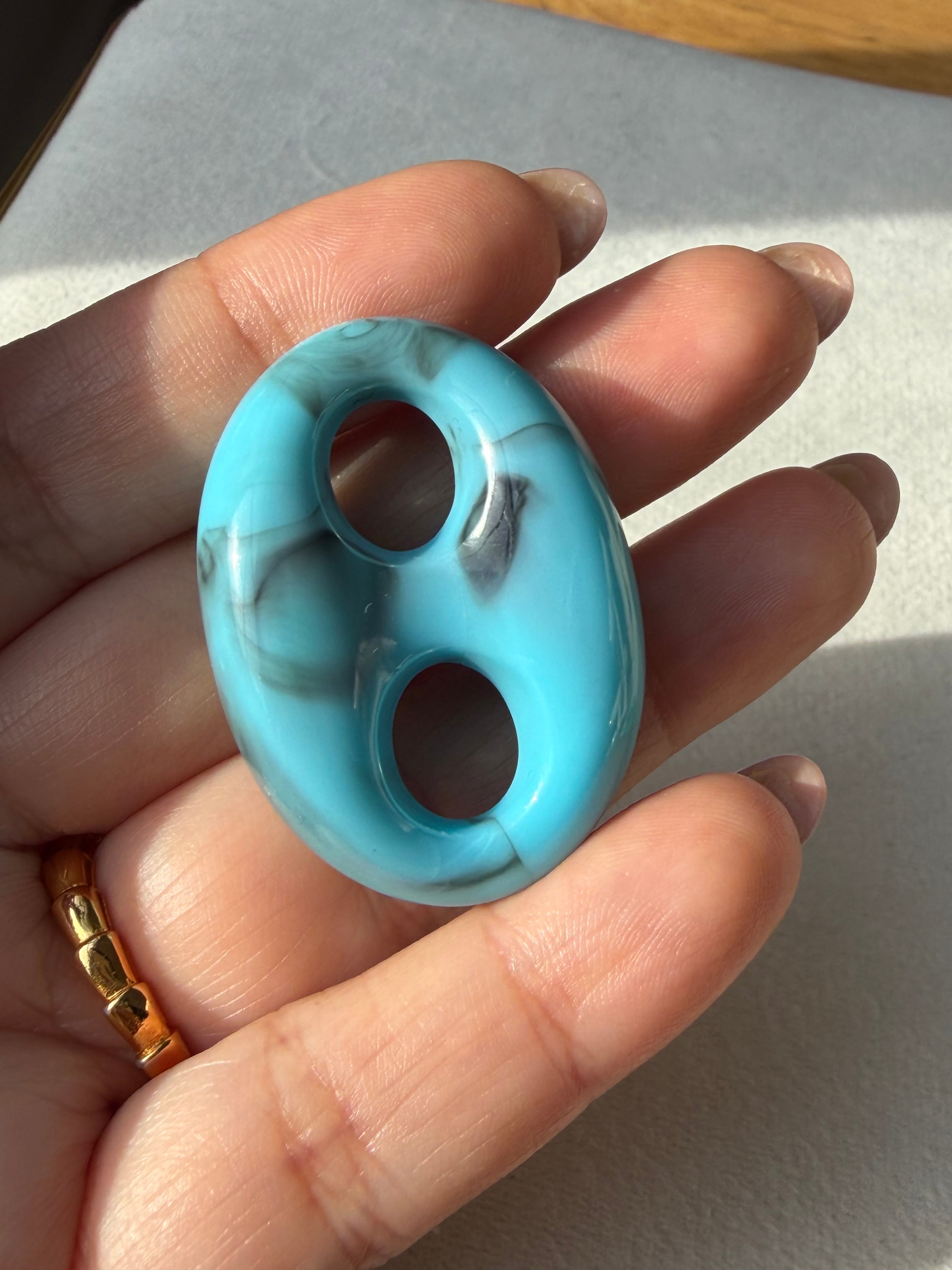 Gg natural stone charm