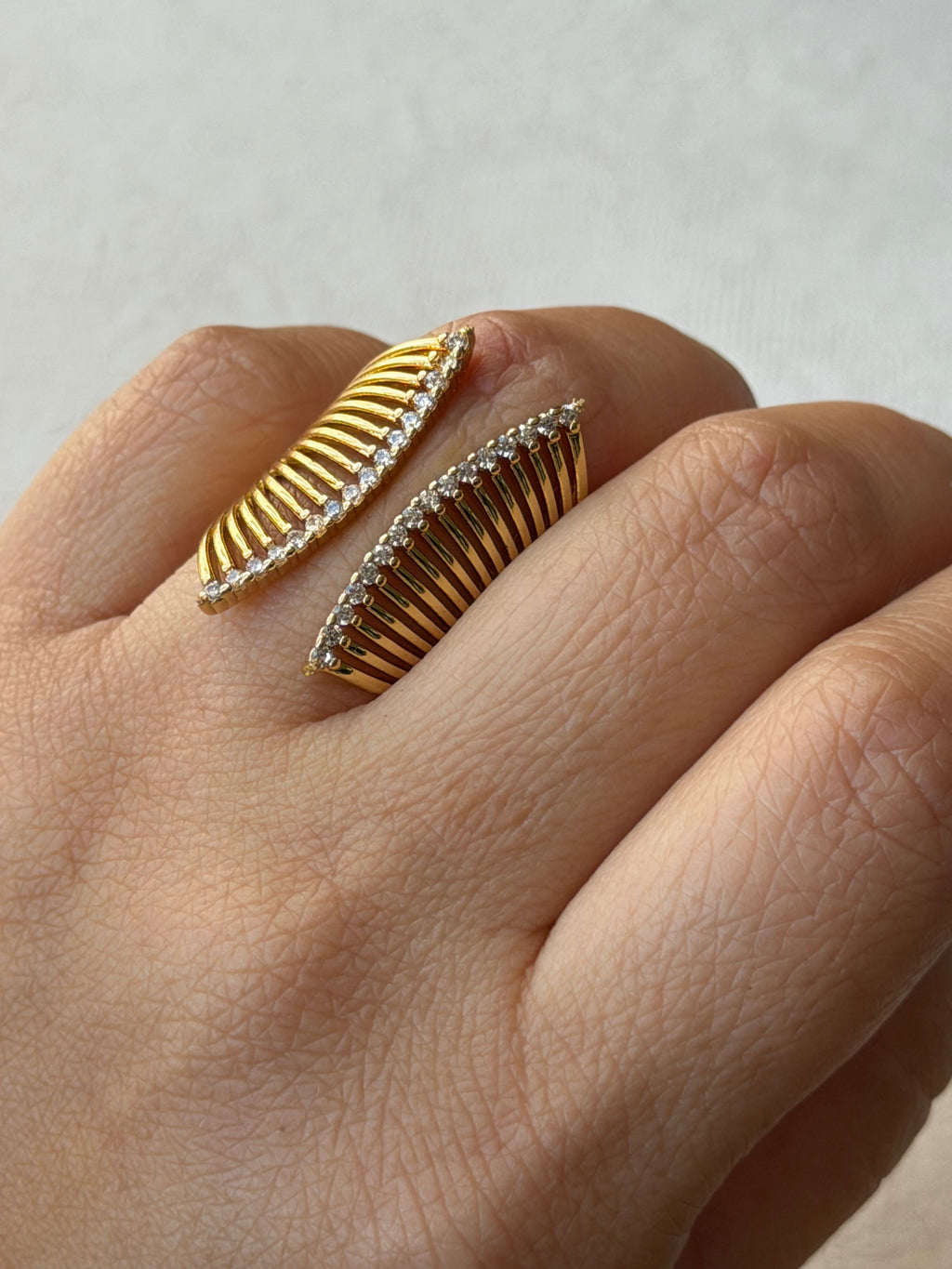 Gold large Ring