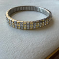 Bicolor toque de luz bracelet