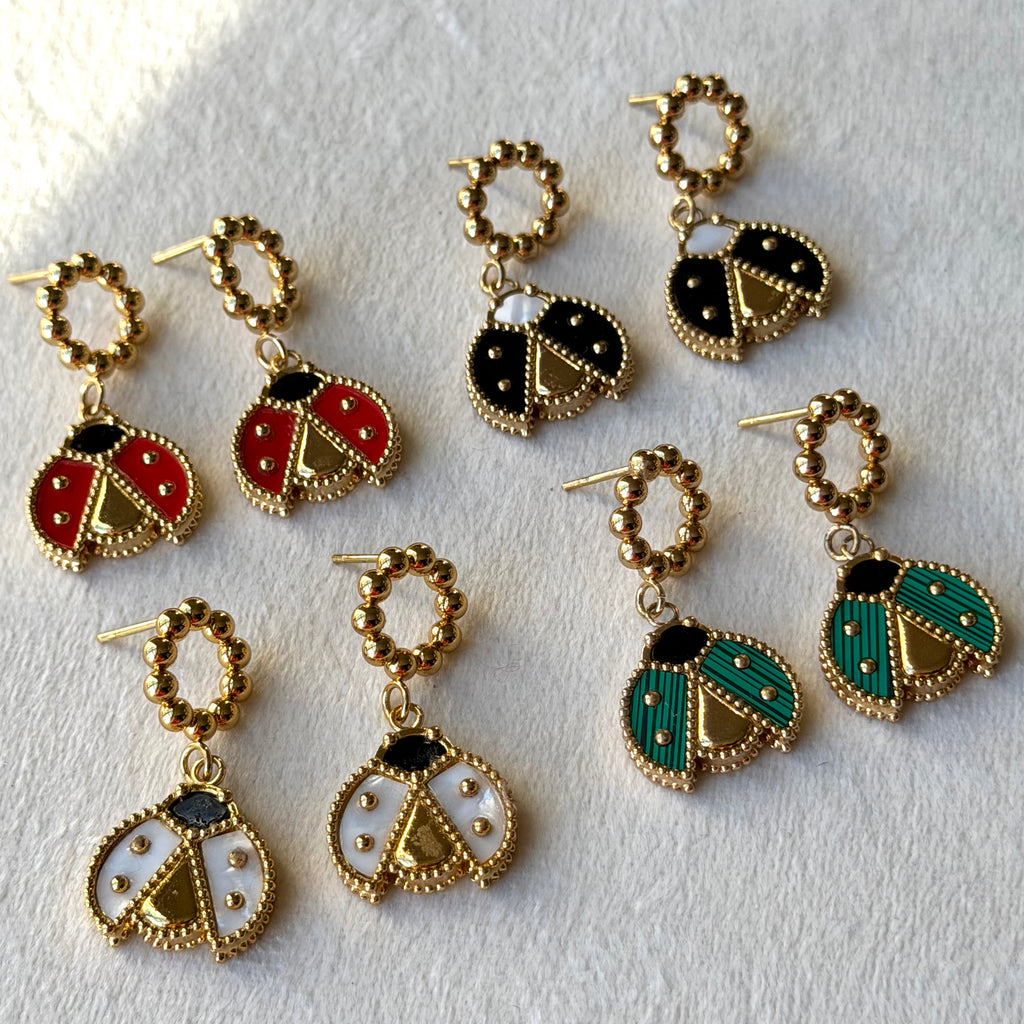 Ladybug earring