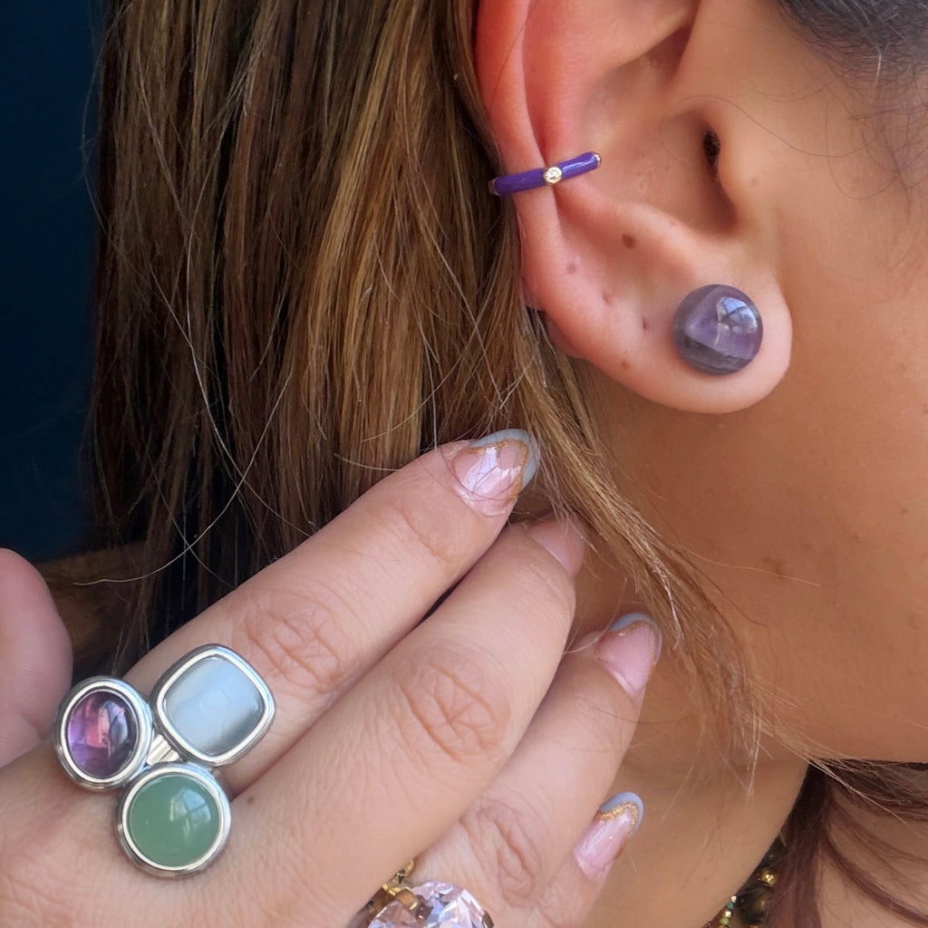Stone Earrings