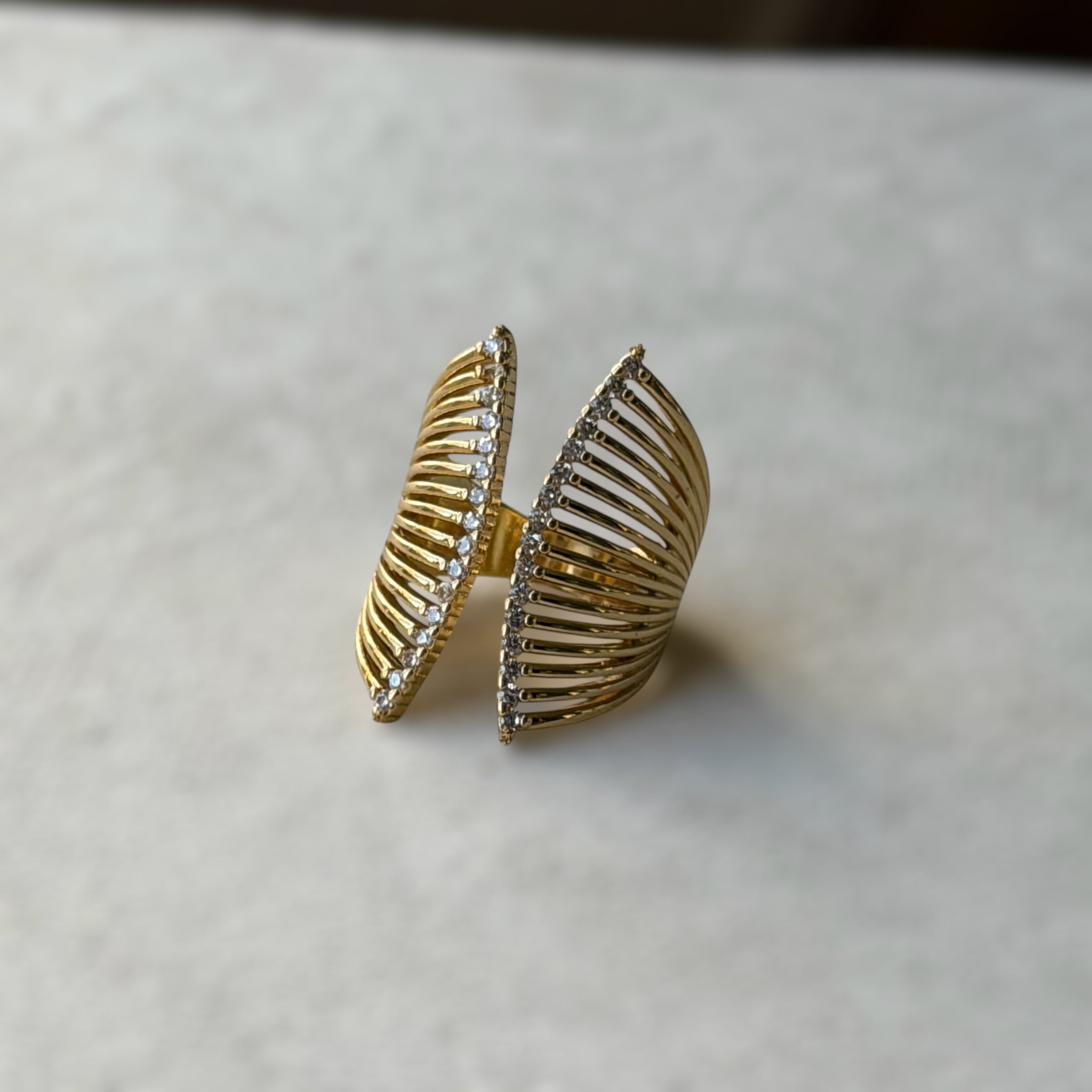 Gold large Ring