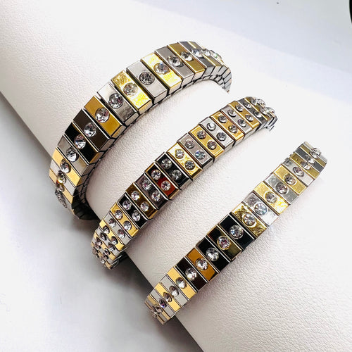 Mix gold and Silver Bracelet