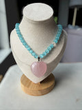 Sweet blue candy necklace
