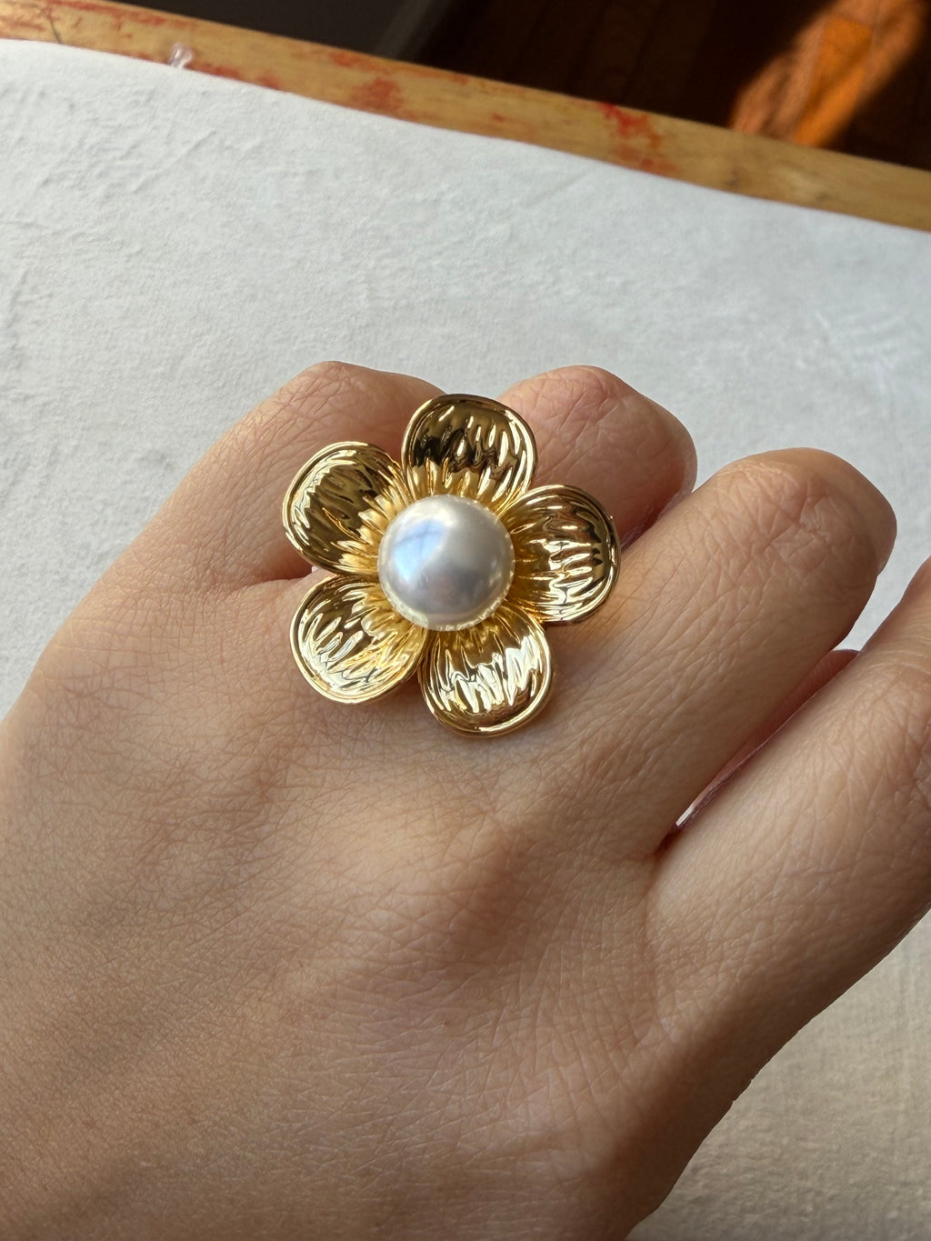 Big flower Ring