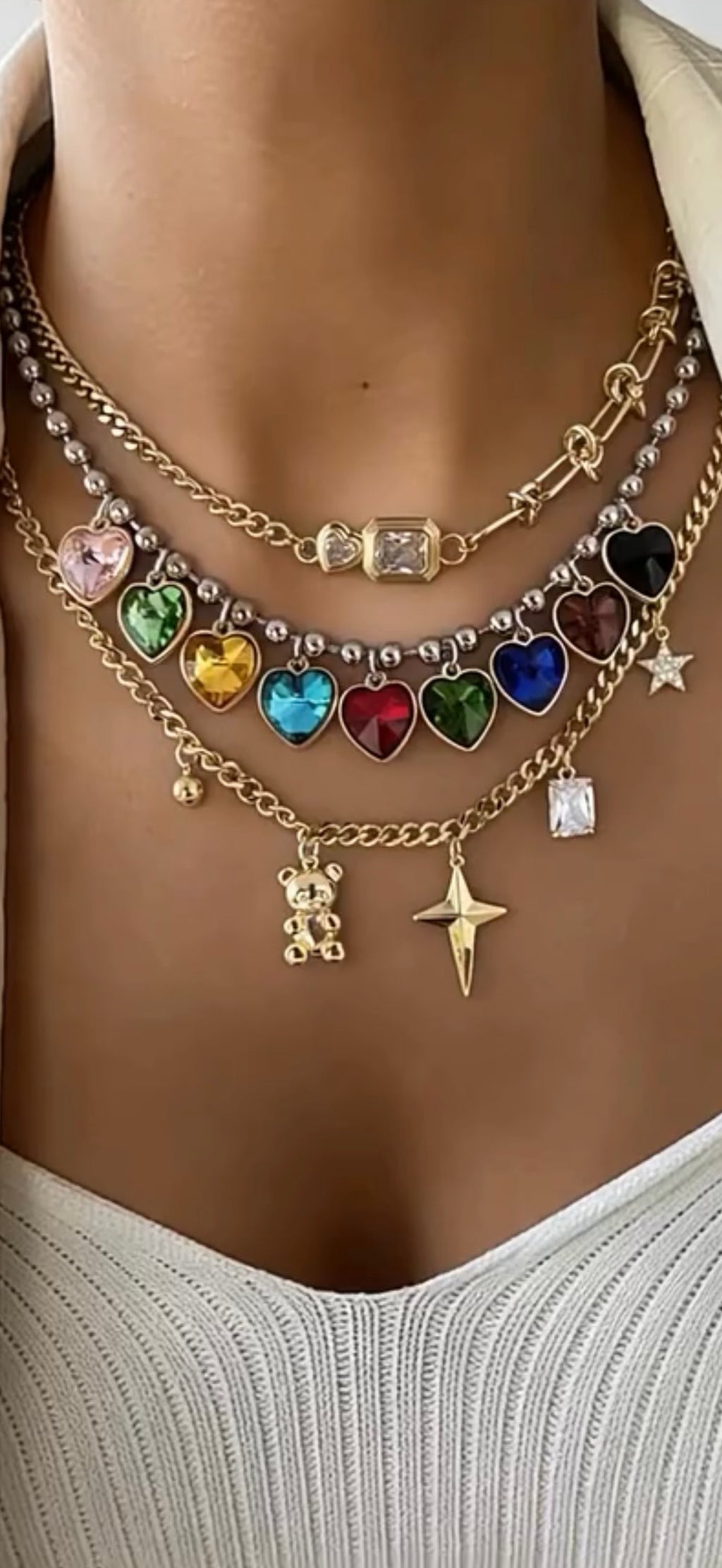 Multi charms Neckalce