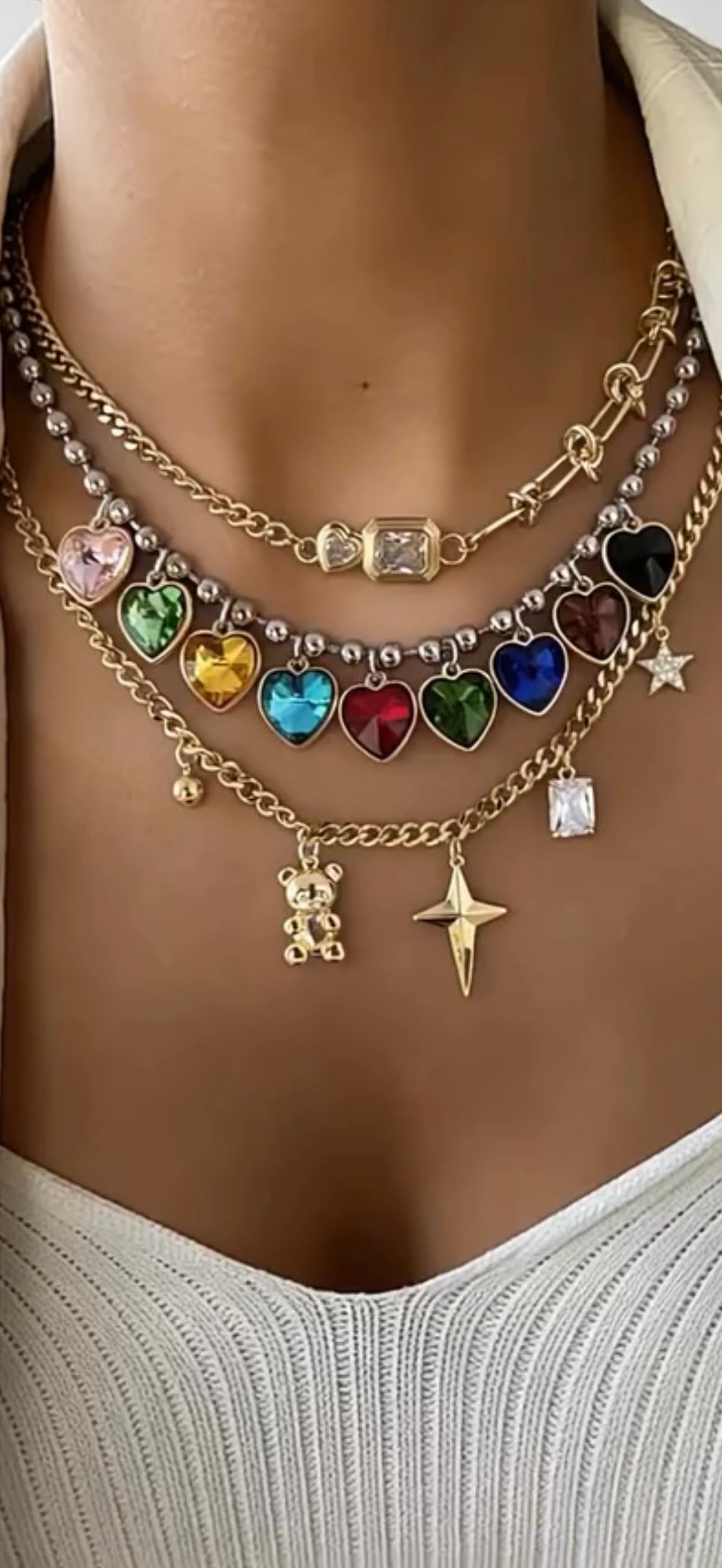 Multi charms Neckalce