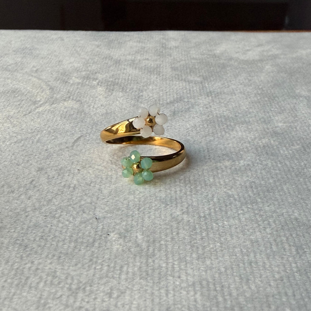 Flower canutillo Ring
