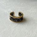Black gold ring