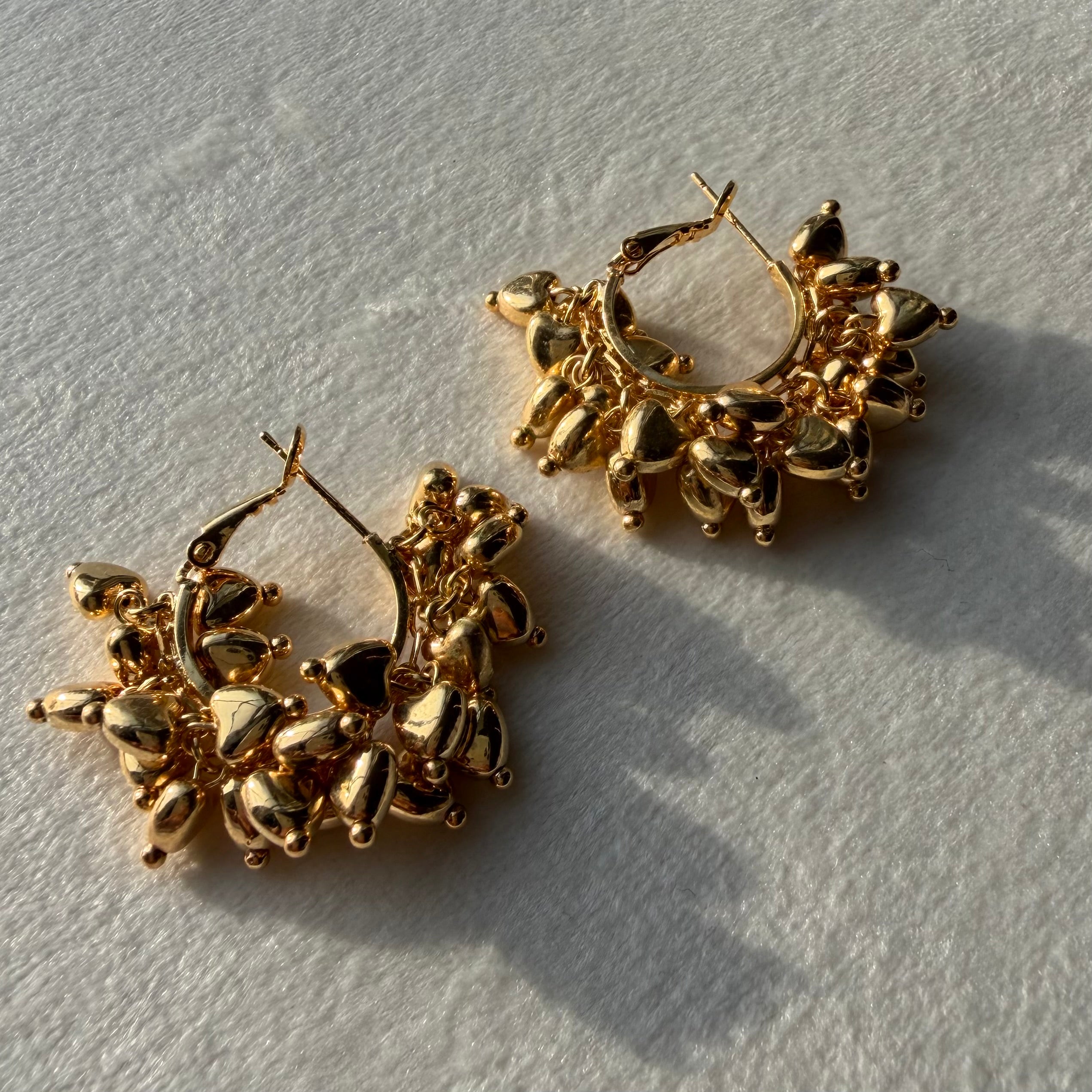 Multi heart earring