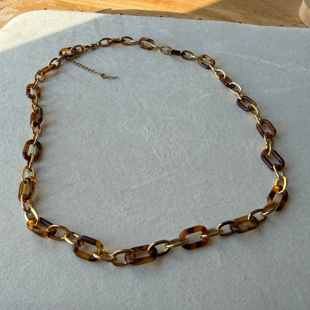 Peper clip ojo de tigre Necklace