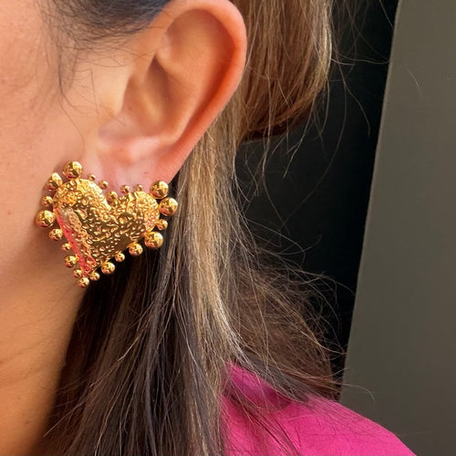 Big heart earring