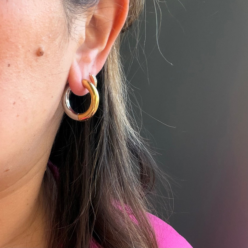 Bicolor Earring