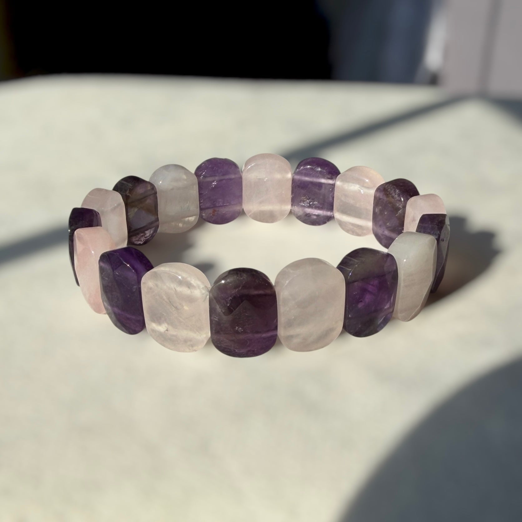 Purple stone bracelet