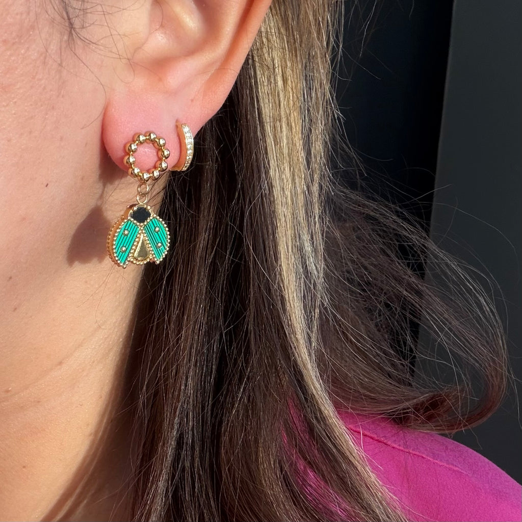Ladybug earring