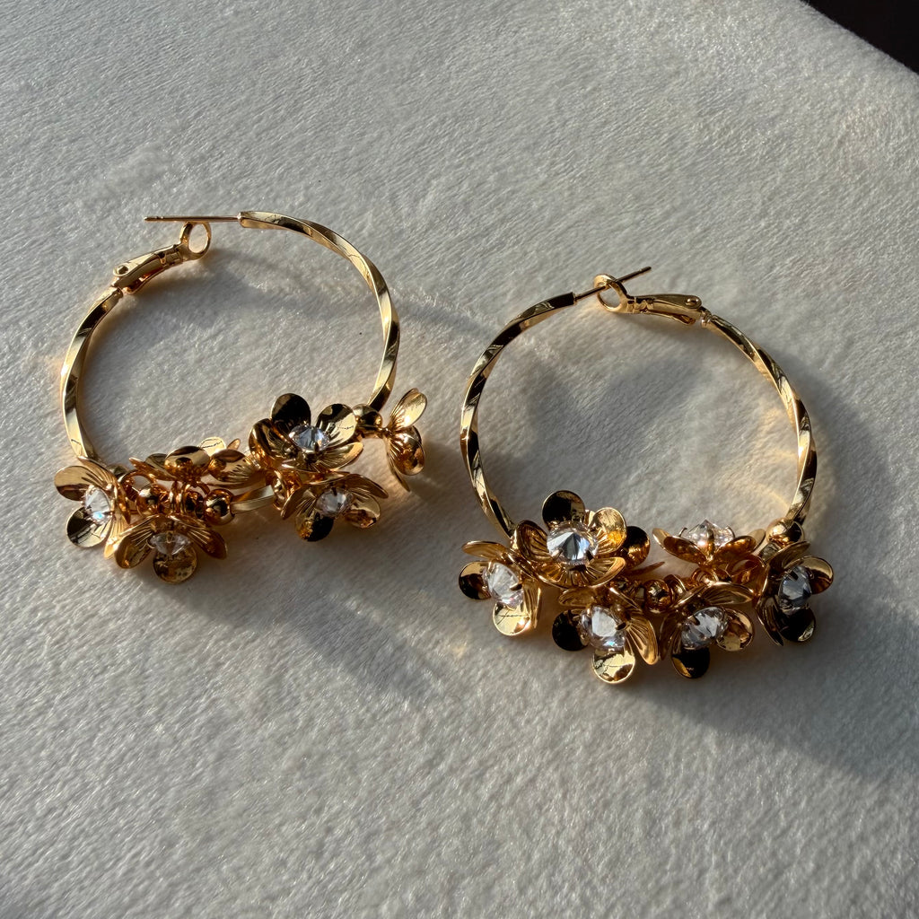 Floral earring