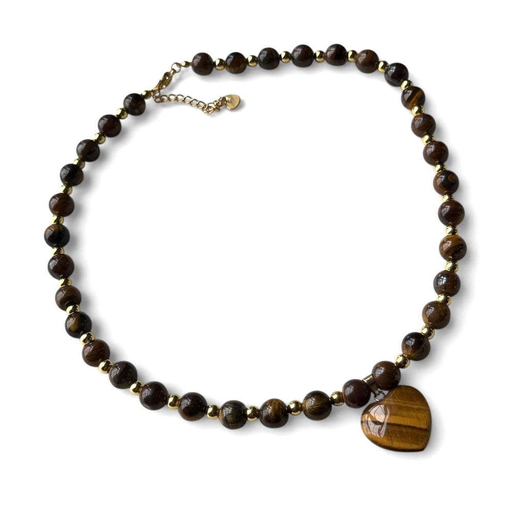 Ojo de tigre stone Necklace