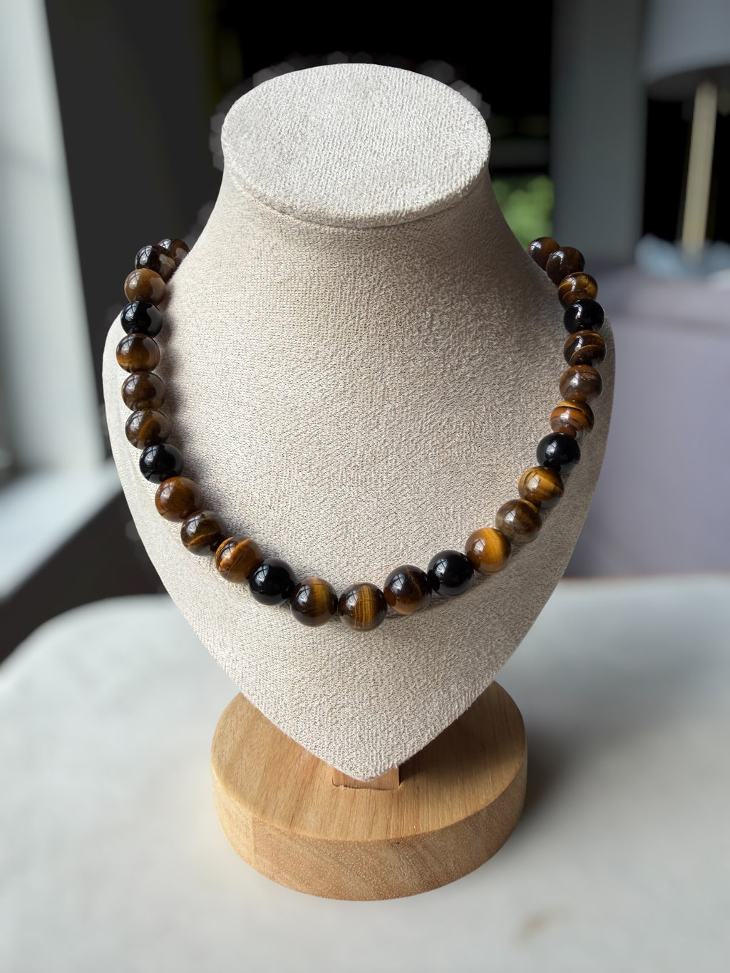 Maxi ojo de tigre necklace