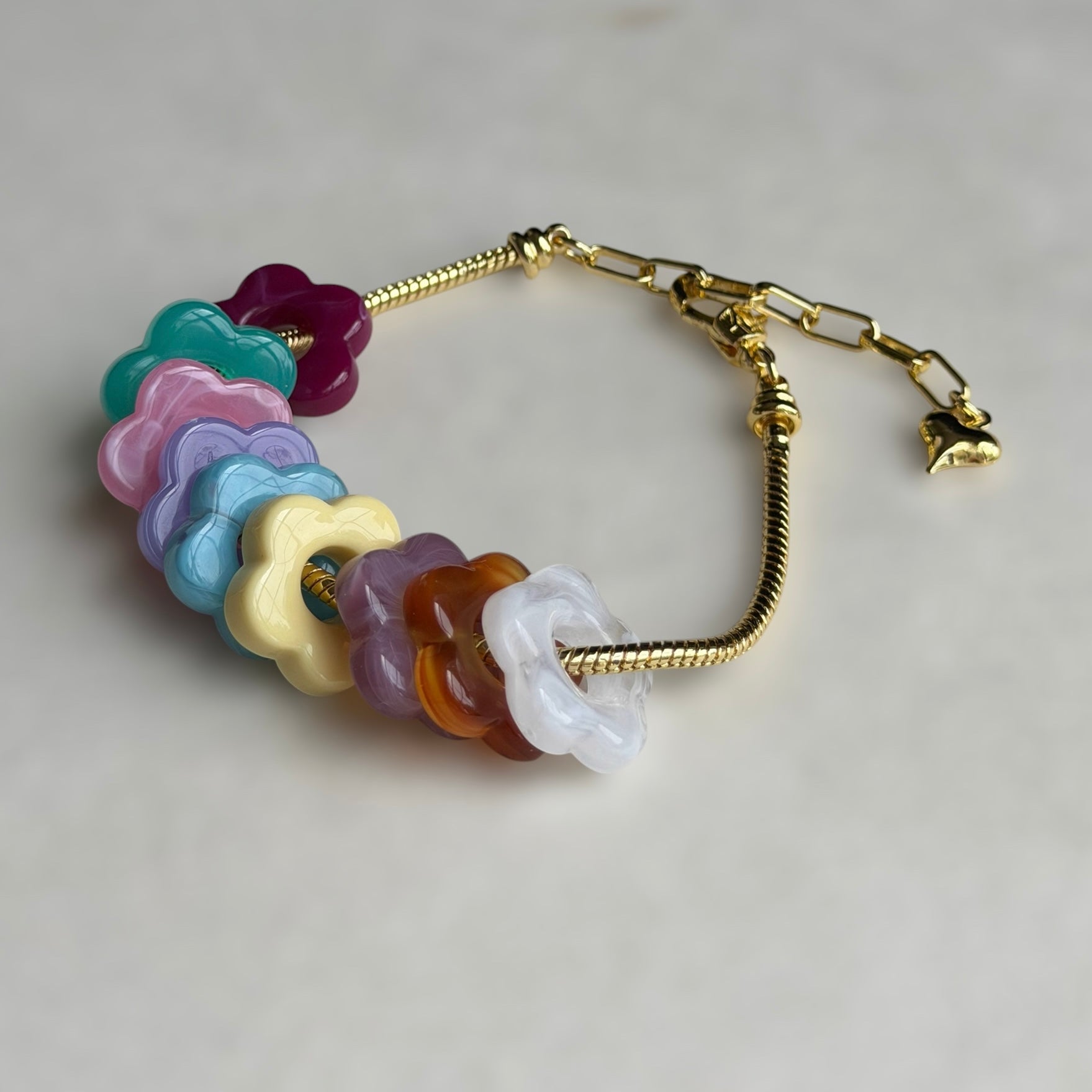 Multi flower bracelet