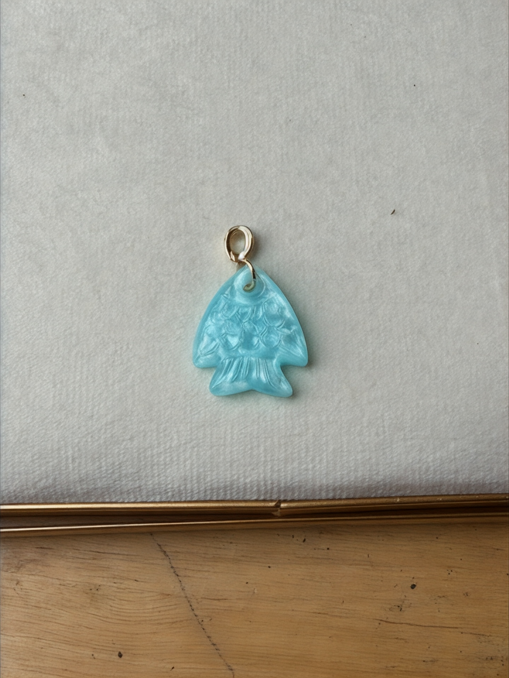 Blue pez charm
