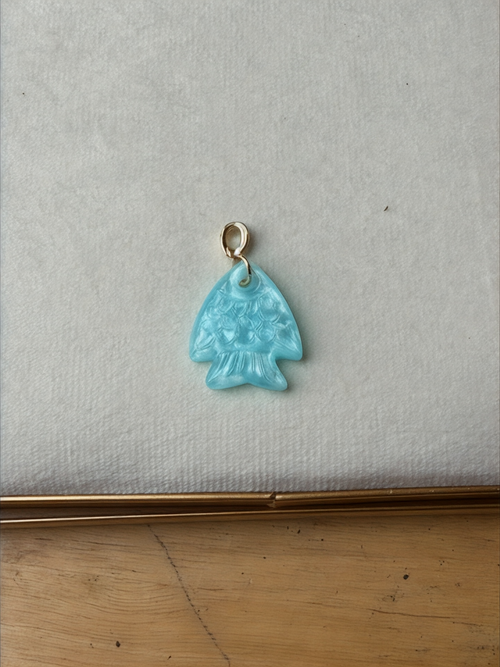 Blue pez charm