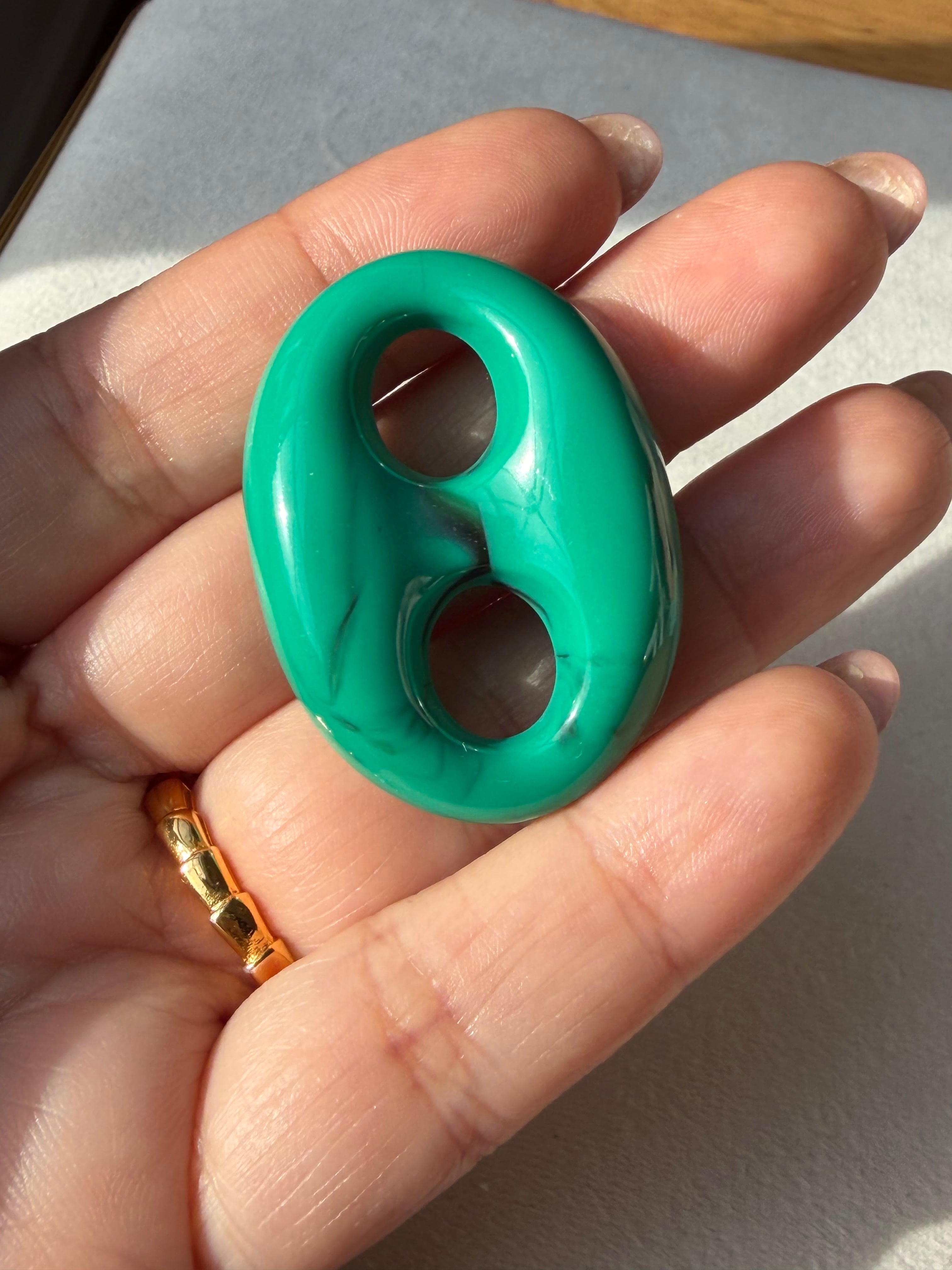 Gg natural stone charm