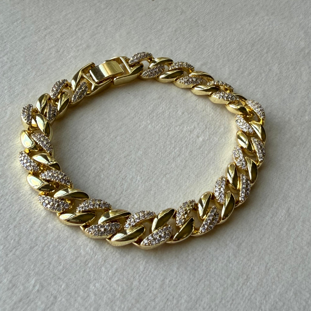 Full circonia Cuban bracelet