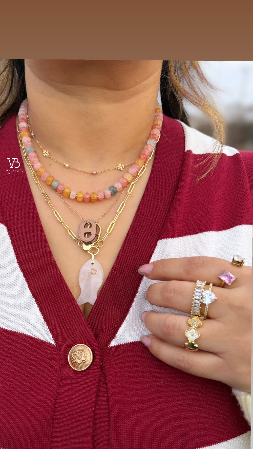H necklace