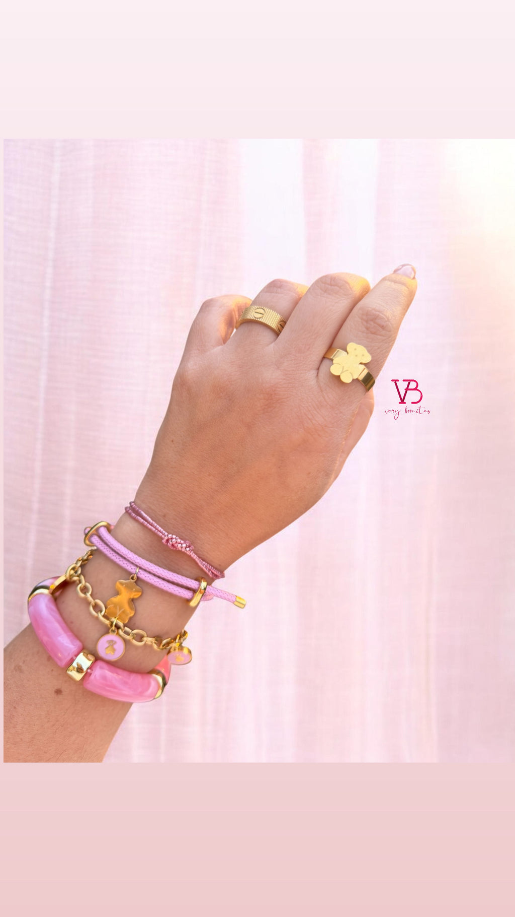 Ositos pink bracelet