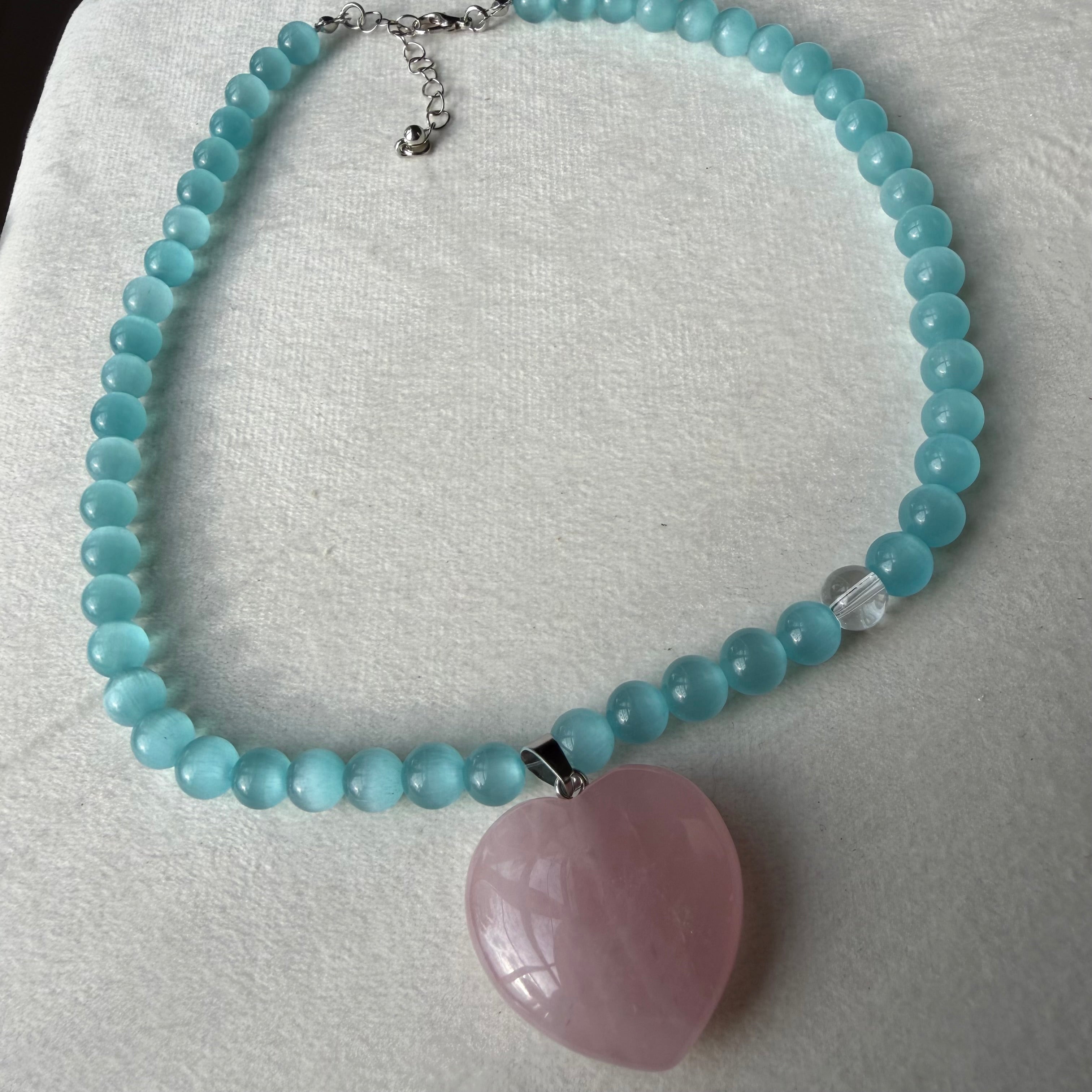 Sweet blue candy necklace